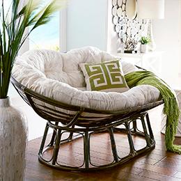 Плетеные кресла и диваны из ротанга